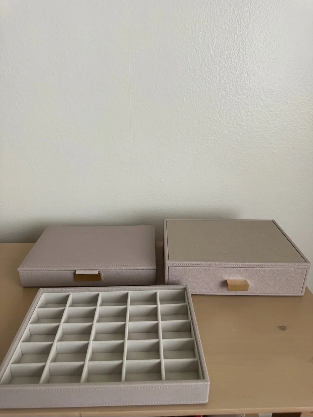 Stackers Taupe Jewelry Box with Drawer